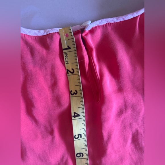 J. Crew Women’s Silk Coral Red Shirt Blouse top tee silk size 2 - Picture 11 of 15